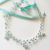 Crystal Vine Long Hairbands Wedding Hair Jewelry Tiara