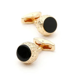 Light Crystal Copper Cufflinks Wedding Formal Accessories