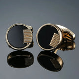 Light Crystal Pattern Metal Cufflinks for Wedding Dress