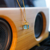 Geometric Pendant Necklace S925 Sterling Silver High-end Collarbone Chain
