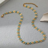 18K Plated Stainless Steel Ladies Chain Necklace