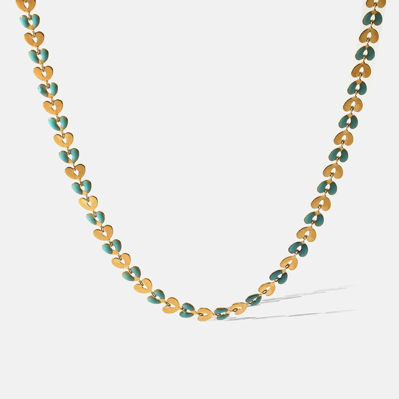 18K Plated Stainless Steel Ladies Chain Necklace