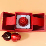 Light In Rose Pendant Gift Jewelry Box - Necklace Organizer