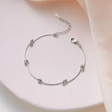 Twisted Knot Cuff Bracelet Silver Jewelry for Women