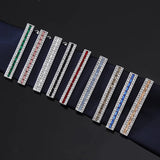 Crystal Copper Tie Clip for Men, Business Professional Collar Clips