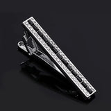 Crystal Copper Tie Clip for Men, Business Professional Collar Clips