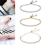 Zircon Bracelet for Women, Adjustable Hand Jewelry