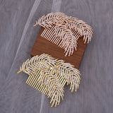 Rhinestone Hair Combs Wedding Hair Accessories Gold/Rose Metal Hairpins Clips