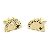 Copper Plated Steel Math Symbols Cufflinks Men's Jewelry