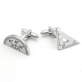 Copper Plated Steel Math Symbols Cufflinks Men's Jewelry