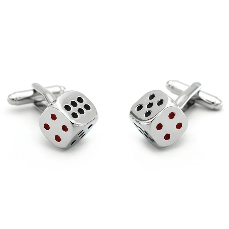 Copper Plated Steel Math Symbols Cufflinks Men's Jewelry