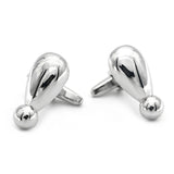 Copper Plated Steel Math Symbols Cufflinks Men's Jewelry
