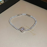 Small Flower Zircon Bracelet High-grade Sense of Hand Jewelry
