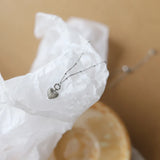 Small Heart Pendant Stainless Steel Necklace 18K Plated Waterproof
