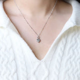 Small Heart Pendant Stainless Steel Necklace 18K Plated Waterproof