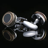 Crystal Copper Cuff Button Men's French Cufflinks