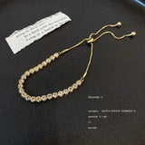 Light Flash Zircon Bracelet Women's Early Autumn Temperament Adjustable Bracelet