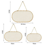 Hollow Out DIY Wall Storage Shelf for Earrings and Necklaces