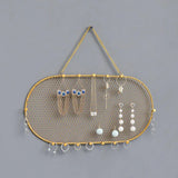 Hollow Out DIY Wall Storage Shelf for Earrings and Necklaces