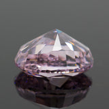 Light Pink Oval Crushed Ice CZ High Carbon Lab Diamond 5A+ 4K Cut