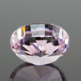 Light Pink Oval Crushed Ice CZ High Carbon Lab Diamond 5A+ 4K Cut