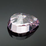 Light Pink Pear Crushed Ice CZ Lab Diamond 4K Cut 5A+ Gemstone