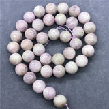 Light Purple Kunzite Beads 8/10/12mm Round Natural Loose Stone Bead
