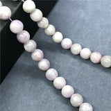 Light Purple Kunzite Beads 8/10/12mm Round Natural Loose Stone Bead