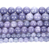 Lavender Stone Beads Round Loose Beads for Jewelry Making DIY Bracelet