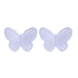 10pcs Light Purple Flower Geometric Round Butterfly Pendant Beads DIY Jewelry