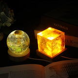 Resin Sphere & Square Lamp Silicone Mold Set with USB Power