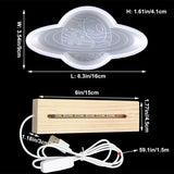 LED Silicone Resin Molds Lighted Base Night Light
