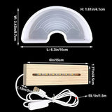 Resin Molds LED Night Light Silicone Base DIY Epoxy Art Decor