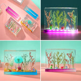 Silicone Mold for DIY Table LED Lamp Resin Casting
