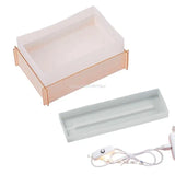Silicone Mold for DIY Table LED Lamp Resin Casting