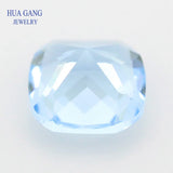 Sea Cushion Princess Cut Glass Beads 4x4~15x15mm