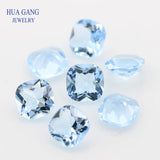 Sea Cushion Princess Cut Glass Beads 4x4~15x15mm