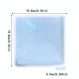 Light Shadow Coaster Silicone Mold DIY Epoxy Resin Mold Coaster Mold