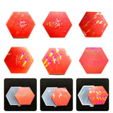 Light Shadow Silicone Molds DIY Coaster Epoxy Resin Mold