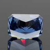 Tanzanite Radiant Crushed Ice CZ 4K Cut 5A+ for Jewelry Making