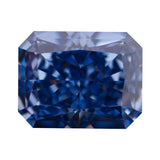 Tanzanite Radiant Crushed Ice CZ 4K Cut 5A+ for Jewelry Making