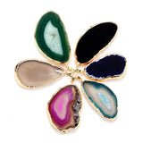 Light Yellow Agates Pendant for Ethnic Jewelry