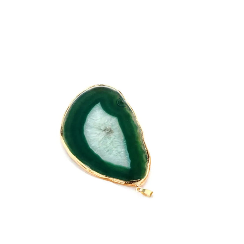 Light Yellow Agates Pendant for Ethnic Jewelry