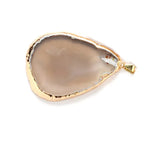 Light Yellow Agates Pendant for Ethnic Jewelry