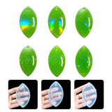 Light Shadow Keychain Silicone Mold with Hole Keyring Pendant Mold
