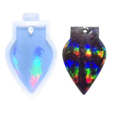 Light & Shadow Keychain Silicone Mold w/ Hole Keyring Pendant Birthday Gift