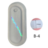 Light & Shadow Silicone Mold for DIY Keychain Resin - Rectangle Shape