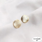 Frosted Light Color Bump Discs Earrings DIY Jewelry Accessories