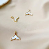 Mother-of-Pearl Inlaid Pendant DIY Earrings Necklace