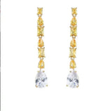 Elegant S925 Silver Needle Water Drop Earrings